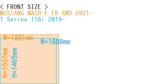 #MUSTANG MACH-E ER AWD 2021- + 1 Series 118i 2019-